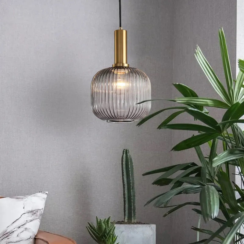 Hailie Glass Lampshade Pendant Lights for Living Room