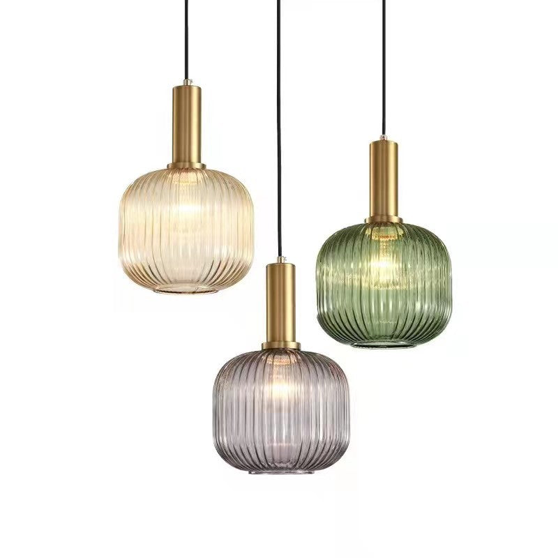 Hailie Glass Lampshade Pendant Lights for Living Room