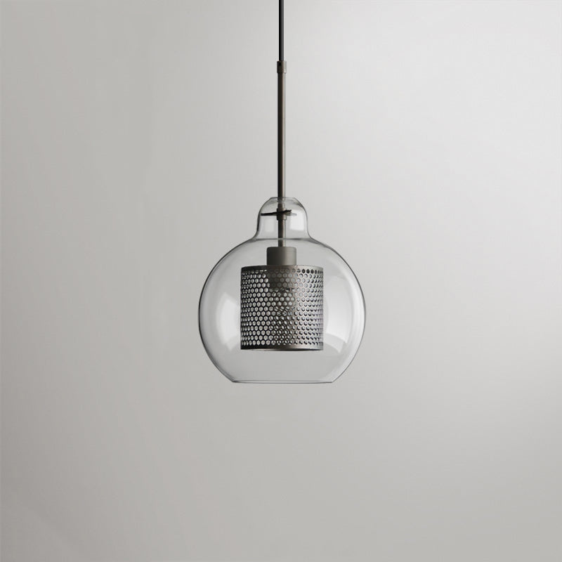 Oneal Pendant Light, Metal & Glass
