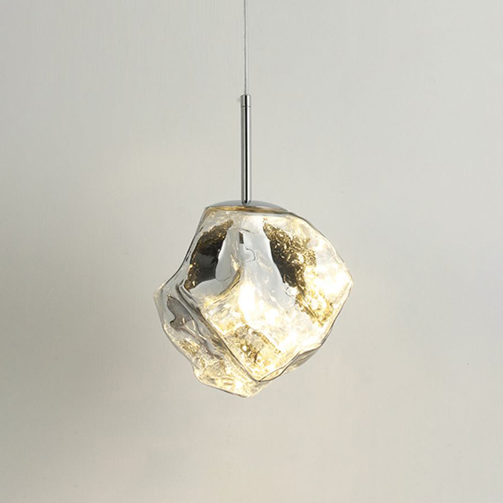 Mirza Glass Pendant Light, 4 Colour