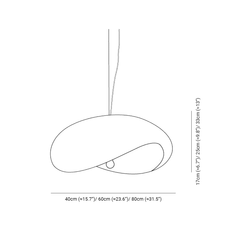 Byers Clouds Pendant Light, DIA 40/60/80CM