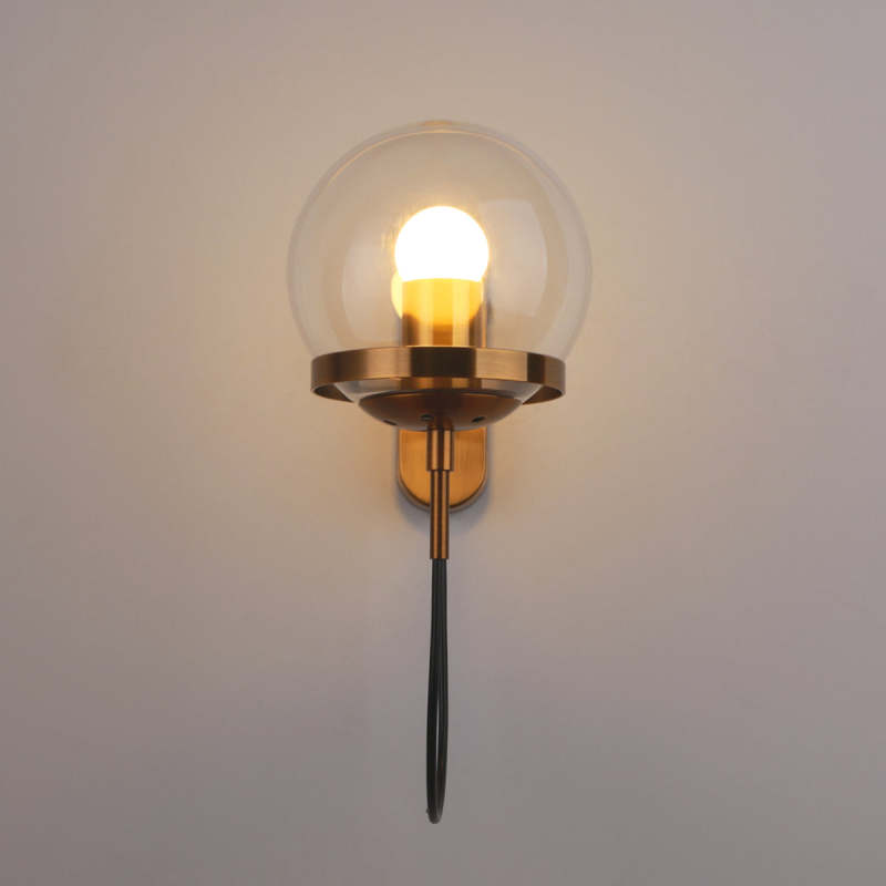 Retro Metal LED Bulb Wall Light