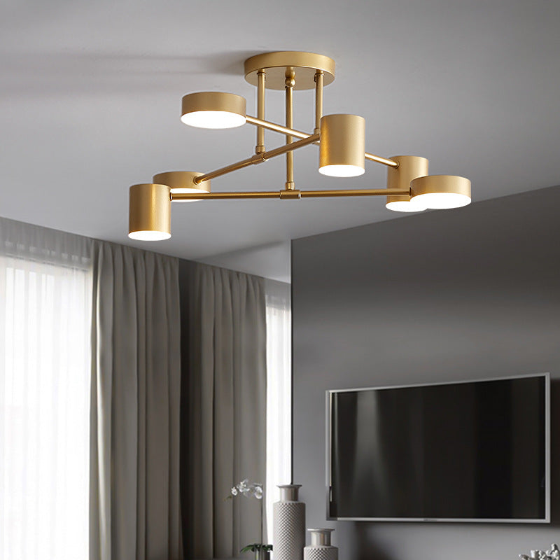 Weiss Flush Ceiling Light, Metal