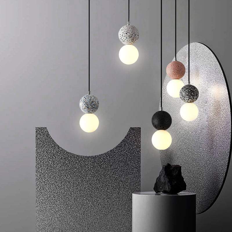 Valentina Pendant Light 3 Colour, Dolomite