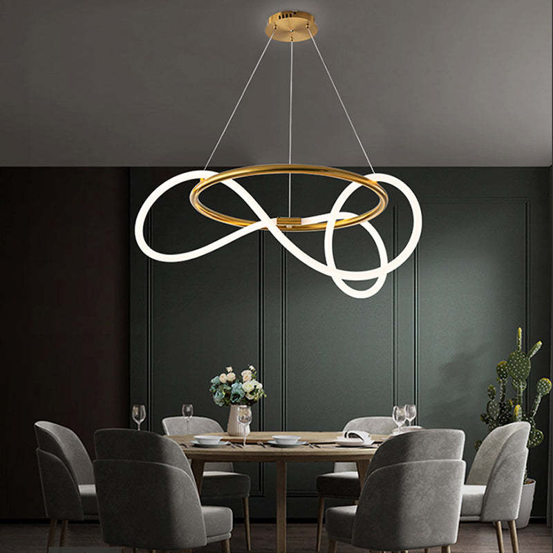 Postmodern LED Chandelier Lighting for Living Room & Bedroom