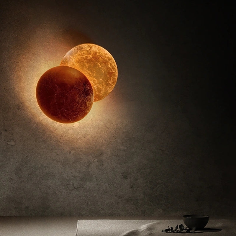 Nordic Moon Eclipse Creative Wall Lamp