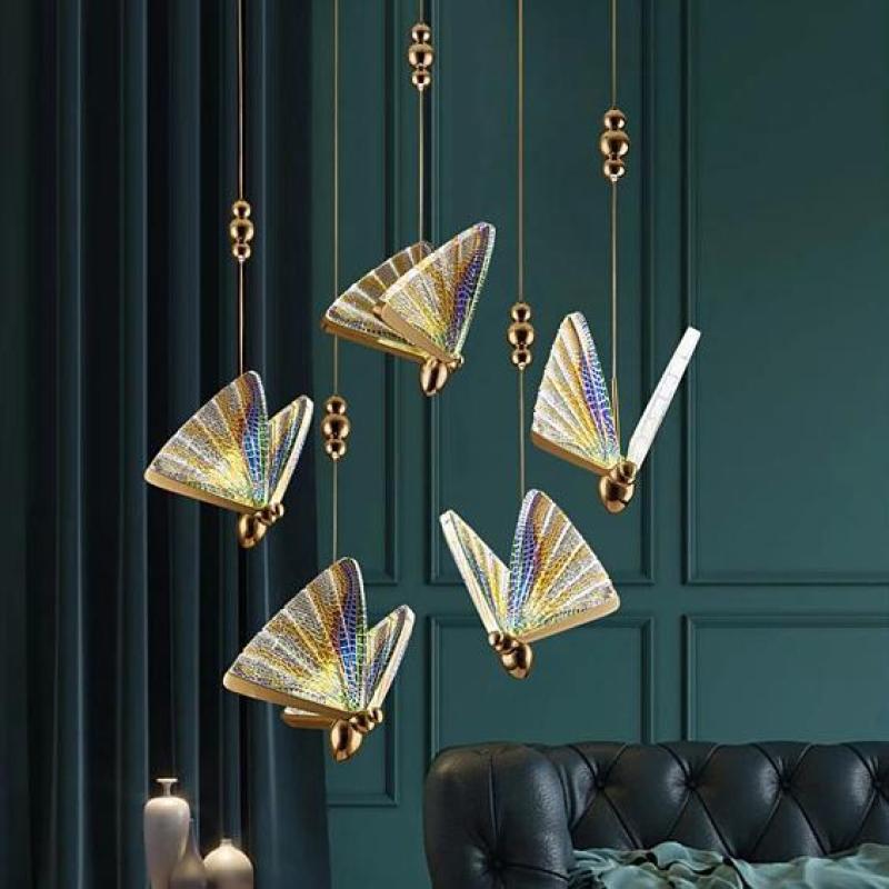 Butterfly Pendant Light for Bedroom