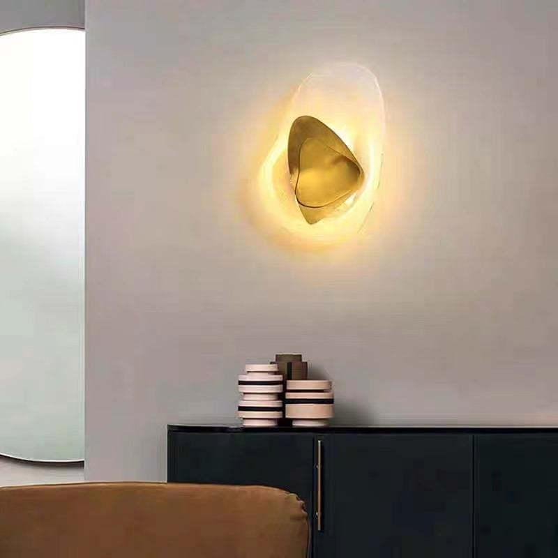 Modern Nordic Crystal LED Wall Lamp Wall Scone For Bedroom