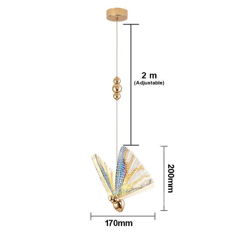 Butterfly Pendant Light for Bedroom