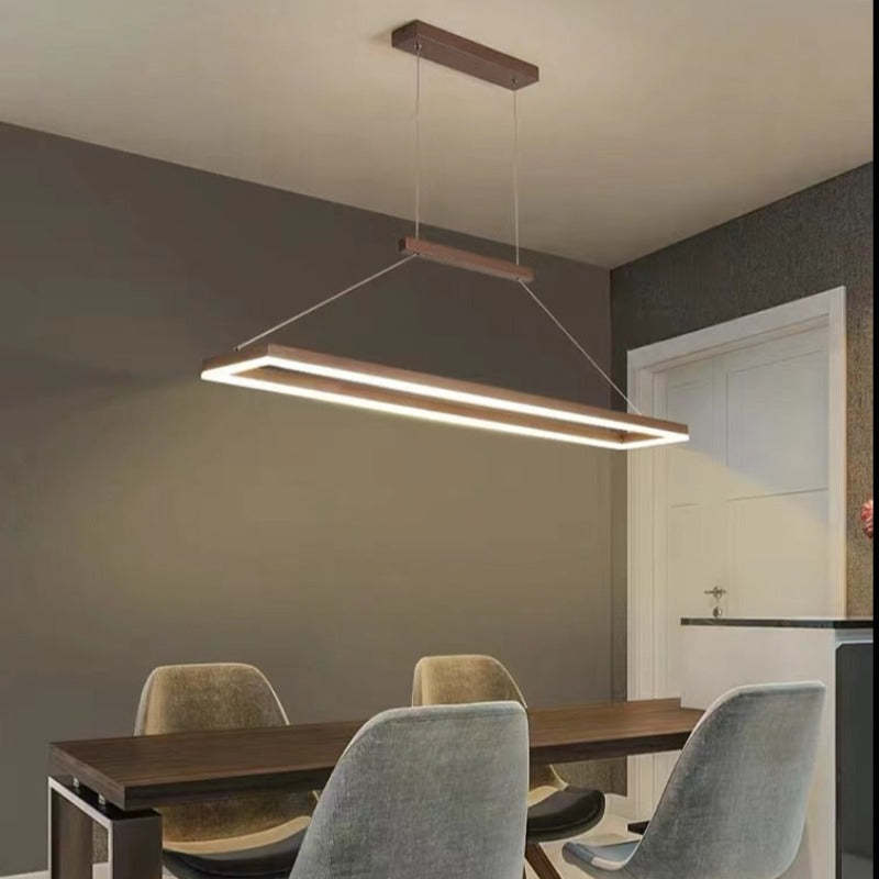 Edge Pendant Light, Horizontal Rectangular