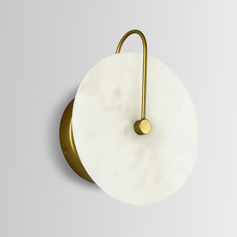 Modern Nordic Marble Sconces Wall Lamp for Bedroom, Living room