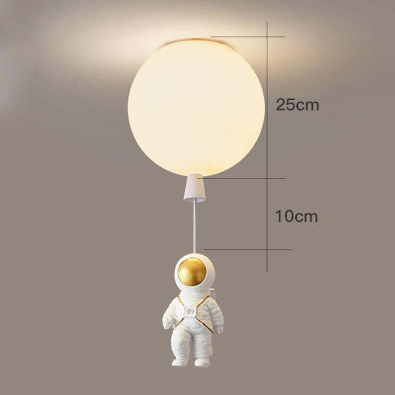 Fateh Astronaut Balloon Flush Mount Ceiling Light, L 20/25/30/35cm