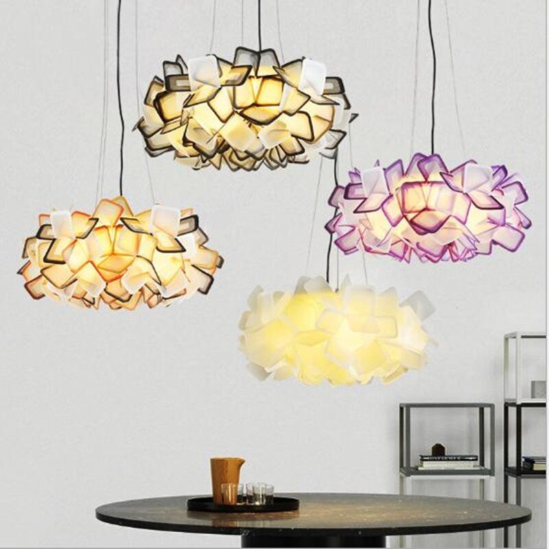 Bella Flower Pendant Light, 6 Colour