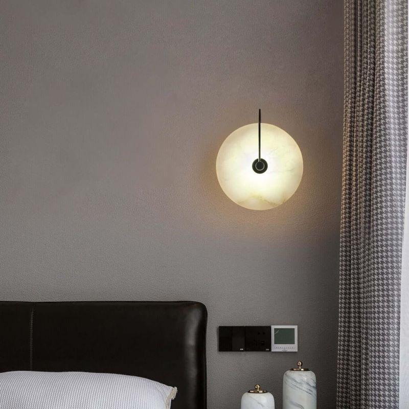 Modern Nordic Marble Sconces Wall Lamp for Bedroom, Living room