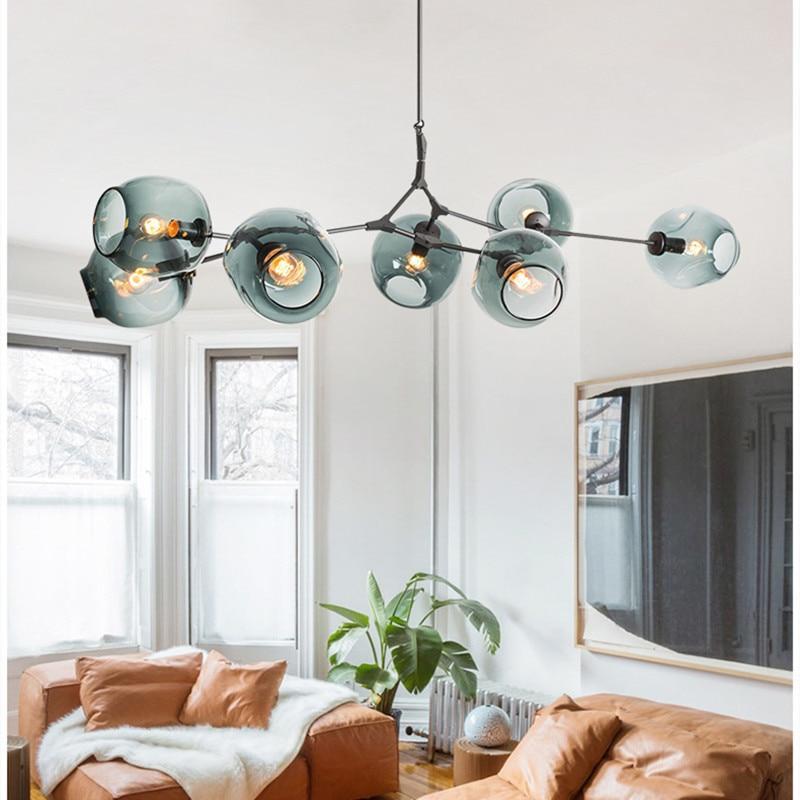 Molecular Tree Hanging Pendant Light - Living Room - Glass