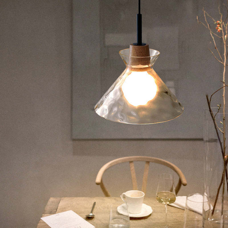 Nordic Kronleuchter Glas Pendelleuchte für Restaurant Gang Veranda Balkon Korridor