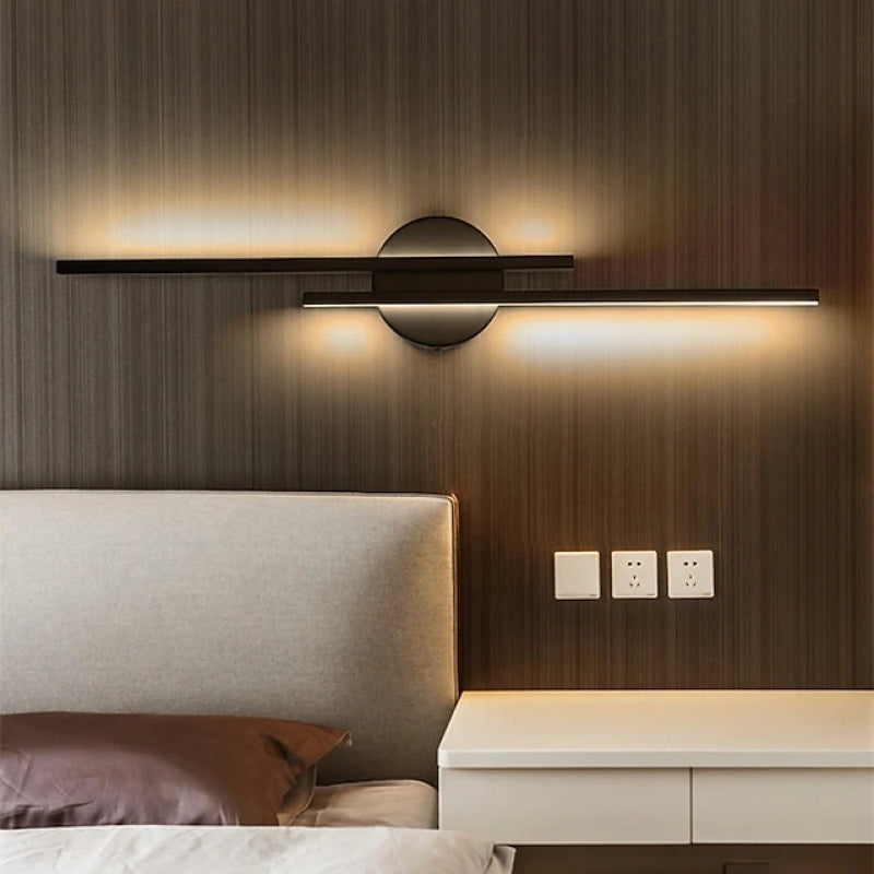 Simple Modern LED Iron Wall Lamp Wall Scone for Bedroom
