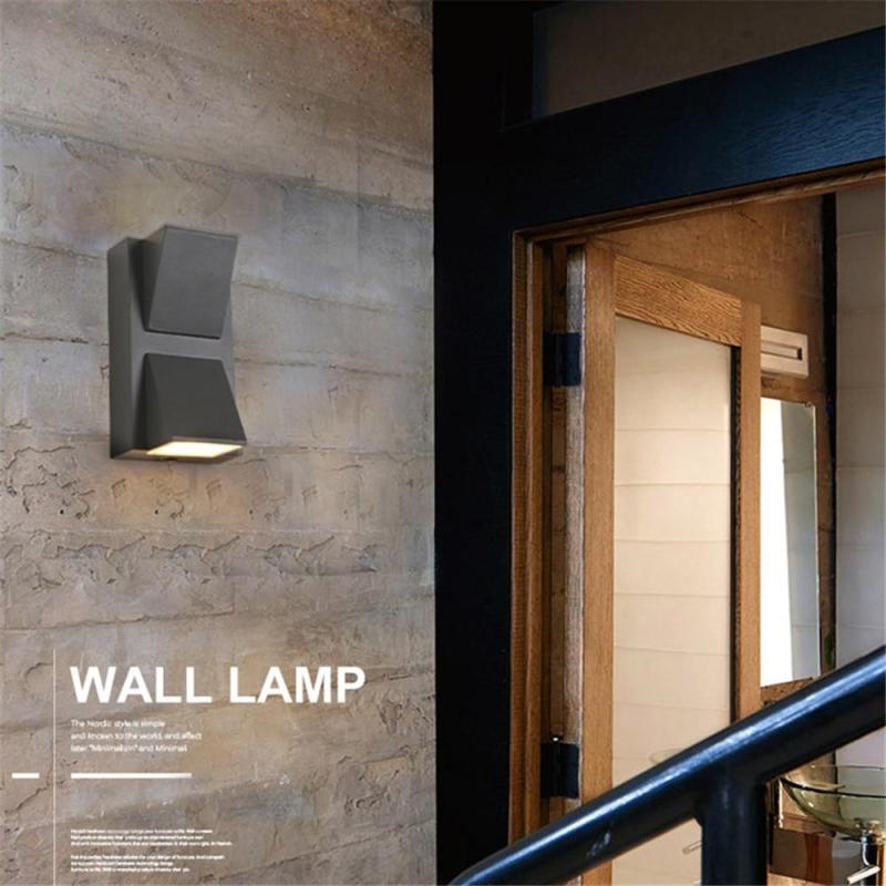 Modern Simple Outdoor Waterproof LED Wall Lamp