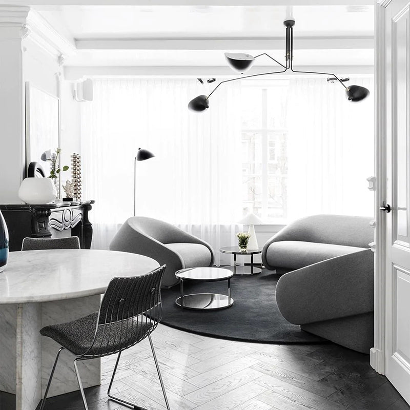 Schmitt Pendant Light, 3/6 Head
