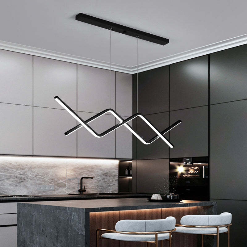 Louise Pendant Light Double Curve