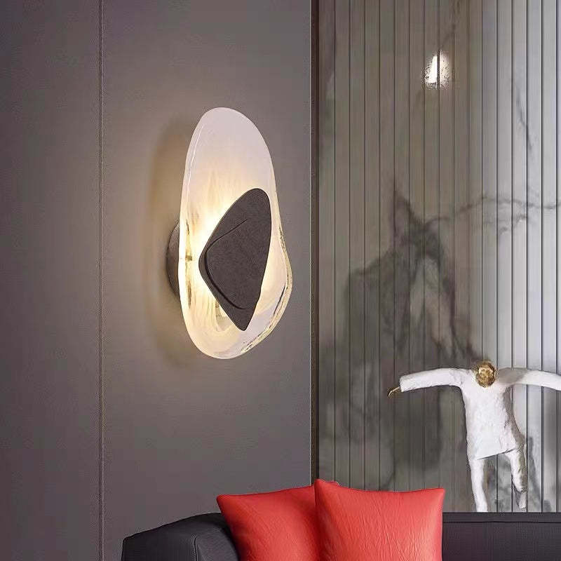 Modern Nordic Crystal LED Wall Lamp Wall Scone For Bedroom