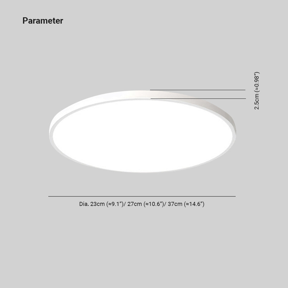 Modern Simple Style Waterproof Round Ceiling Light Colour Change for Bedroom, Bathroom & Balcony