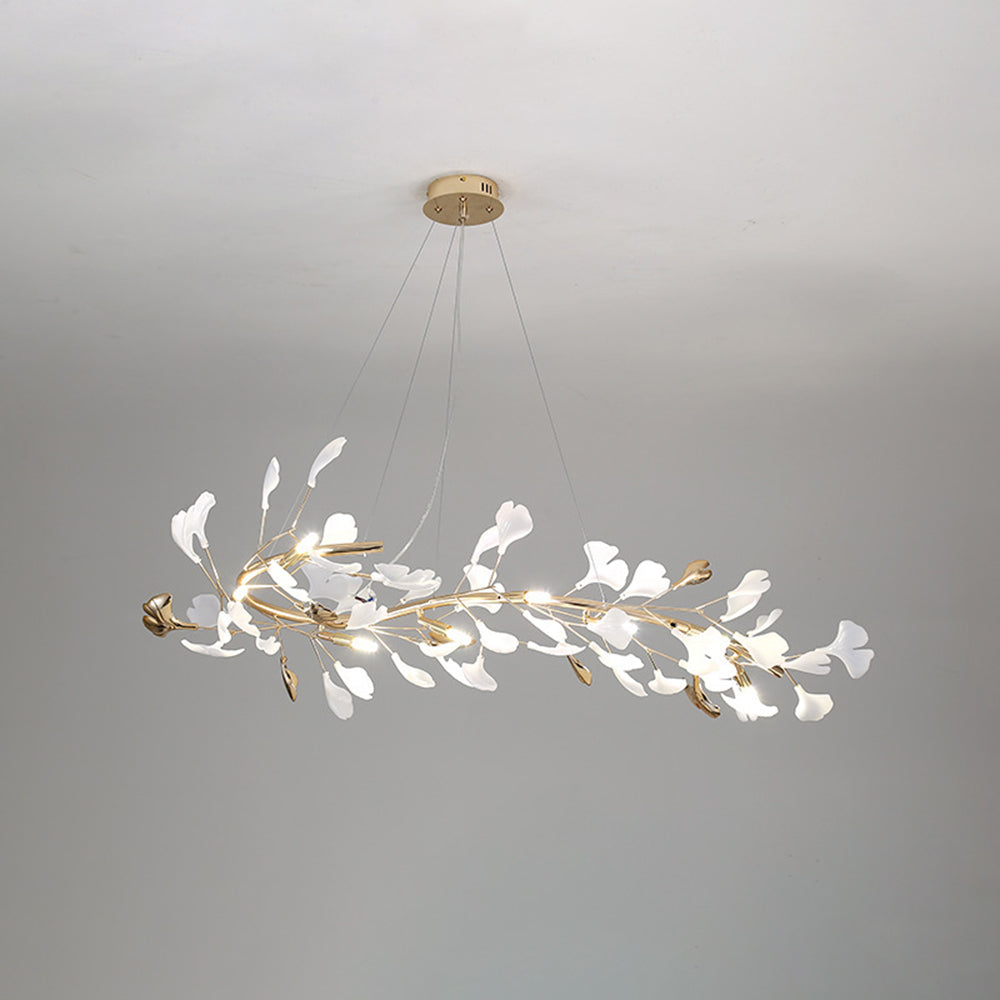 Olivia Pendant Light, 52/60/76 Leaves, Ceramic & Metal