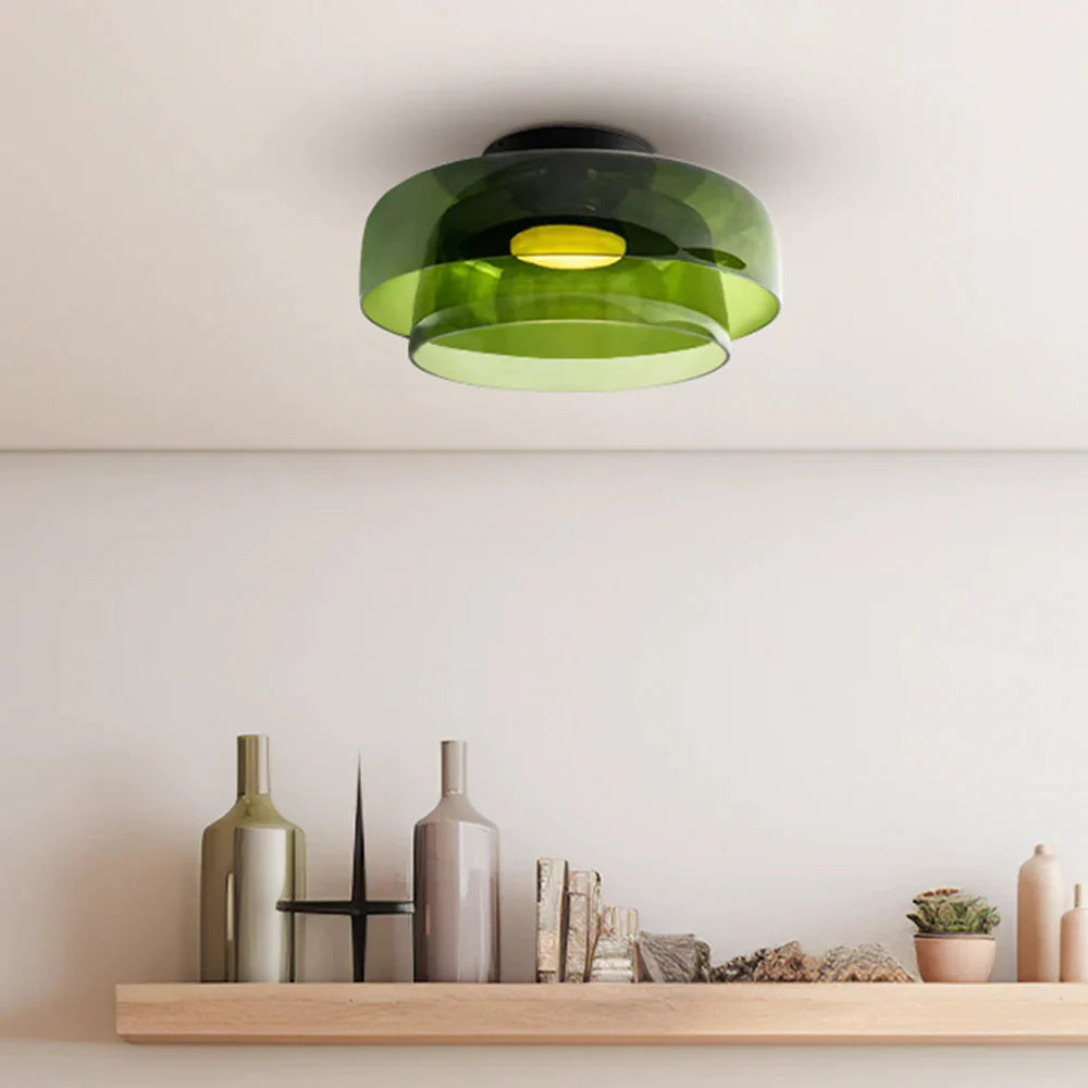 Morandi Modern Simple Creative Glass Flush Mount Ceiling Light