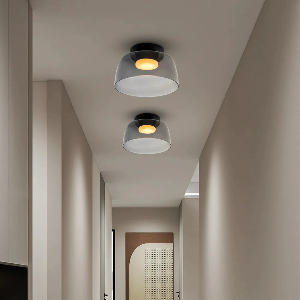 Morandi Modern Simple Creative Glass Flush Mount Ceiling Light