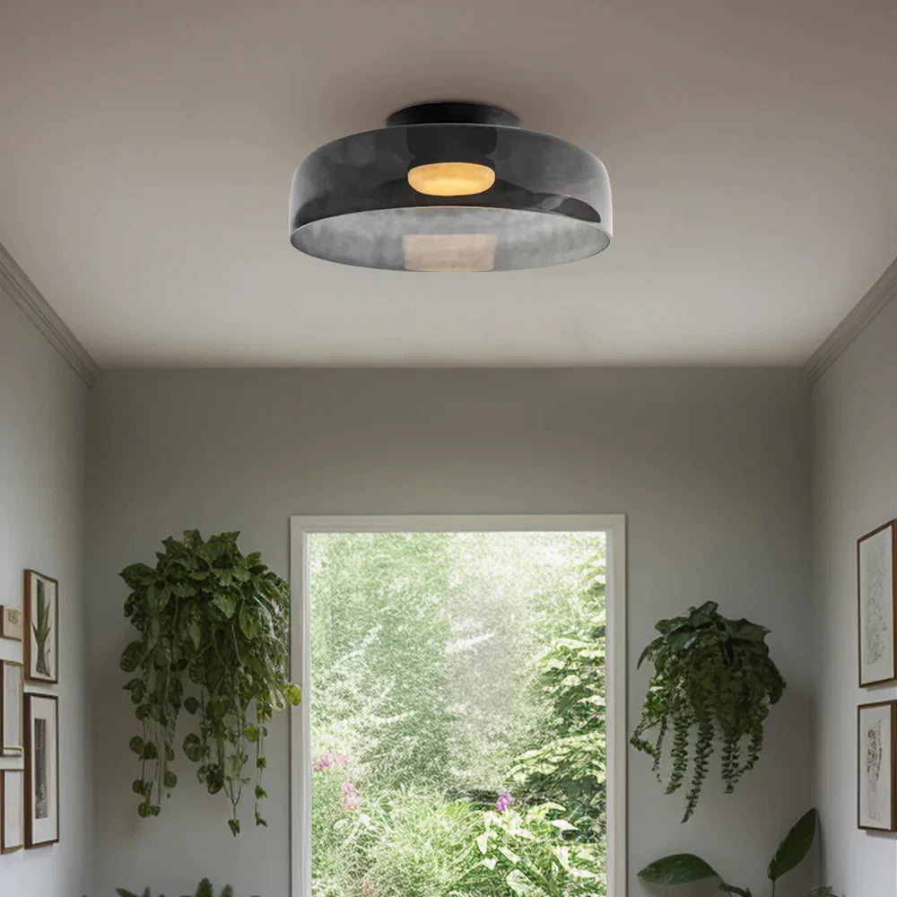 Morandi Modern Simple Creative Glass Flush Mount Ceiling Light