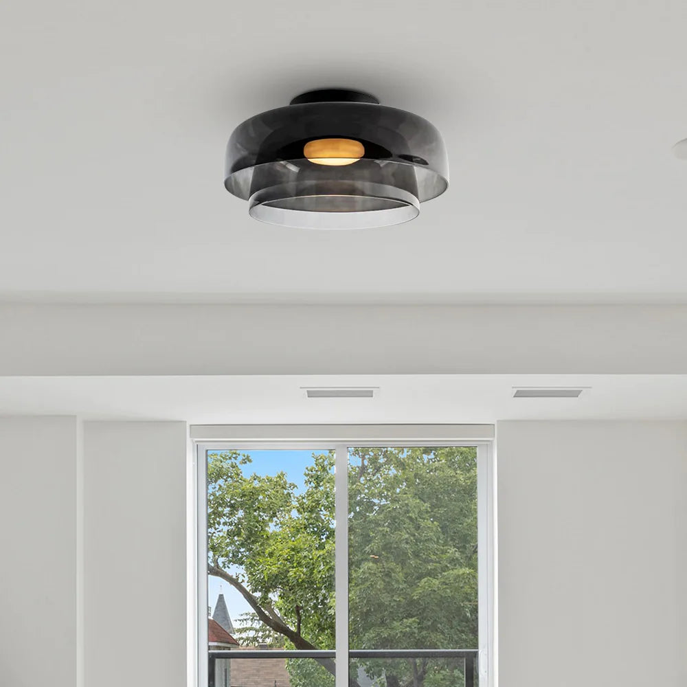 Morandi Modern Simple Creative Glass Flush Mount Ceiling Light
