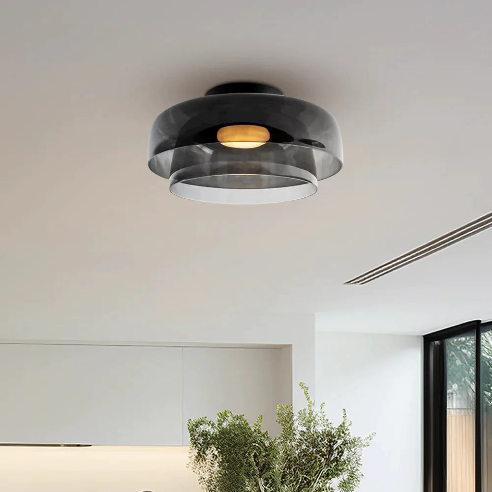 Morandi Modern Simple Creative Glass Flush Mount Ceiling Light