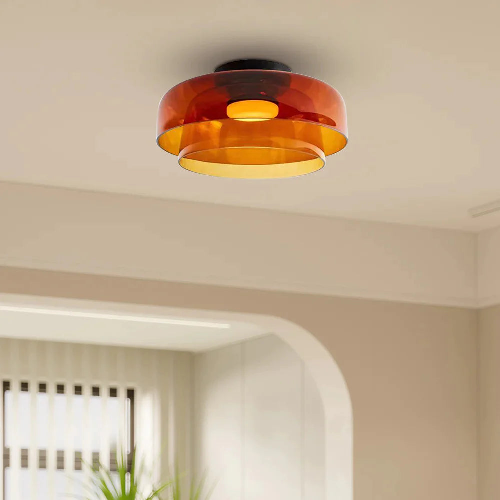 Morandi Modern Simple Creative Glass Flush Mount Ceiling Light