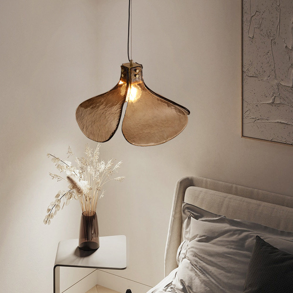 Carins Glass Pendant Light, 3 Colour Temperature Switchable, DIA 25/40CM
