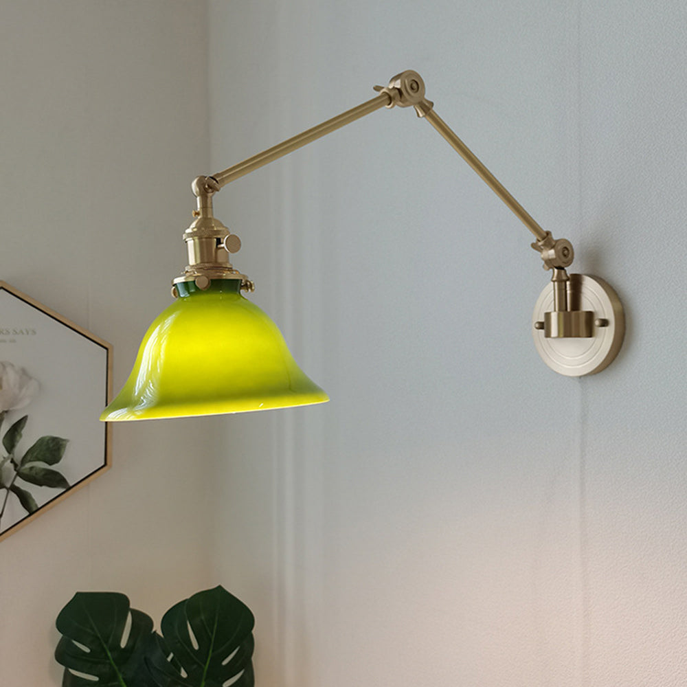 Brady Vintage Foldable Wall Lamp, 2 Colour