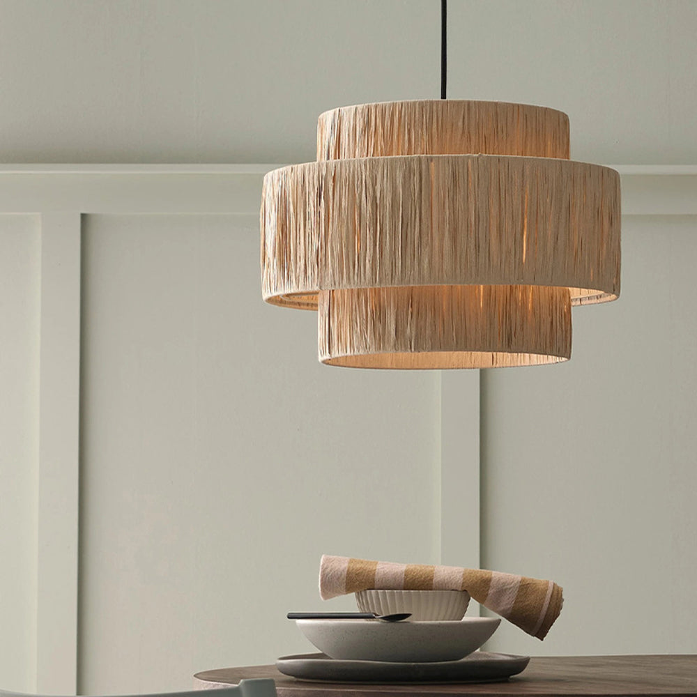 Muto Rattan Pendant Light, 3 Style