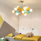 Petal Pendant Light, White & Grey & Muticolour