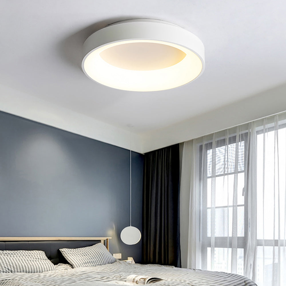 Quinn Flush Mount Ceiling Light Remote Control Dimmable, Dia 30/38/48cm