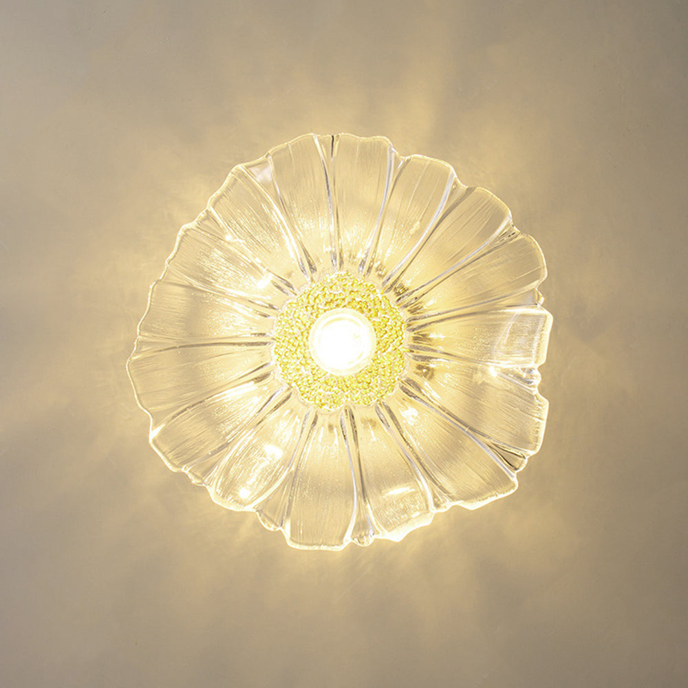 Carins Semi-Flush Mount Ceiling Light 3 Colour Temperature Switchable, Pure Copper, 2 Colour