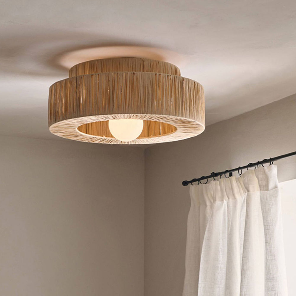 Muto Rattan Pendant Light, 3 Style