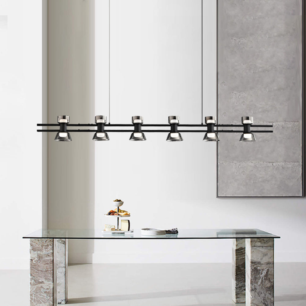 Evette Pendant Light Remote Control 5/6/7 Head, Pure Copper, 100/120/140cm