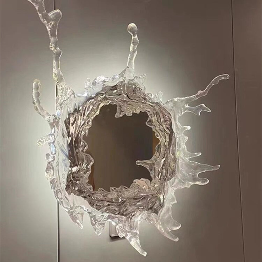 Kristy Wall Lamp Water Ripple Mirror Light Colour Temperature Switchable, 2 Colour, 45/66/88 cm