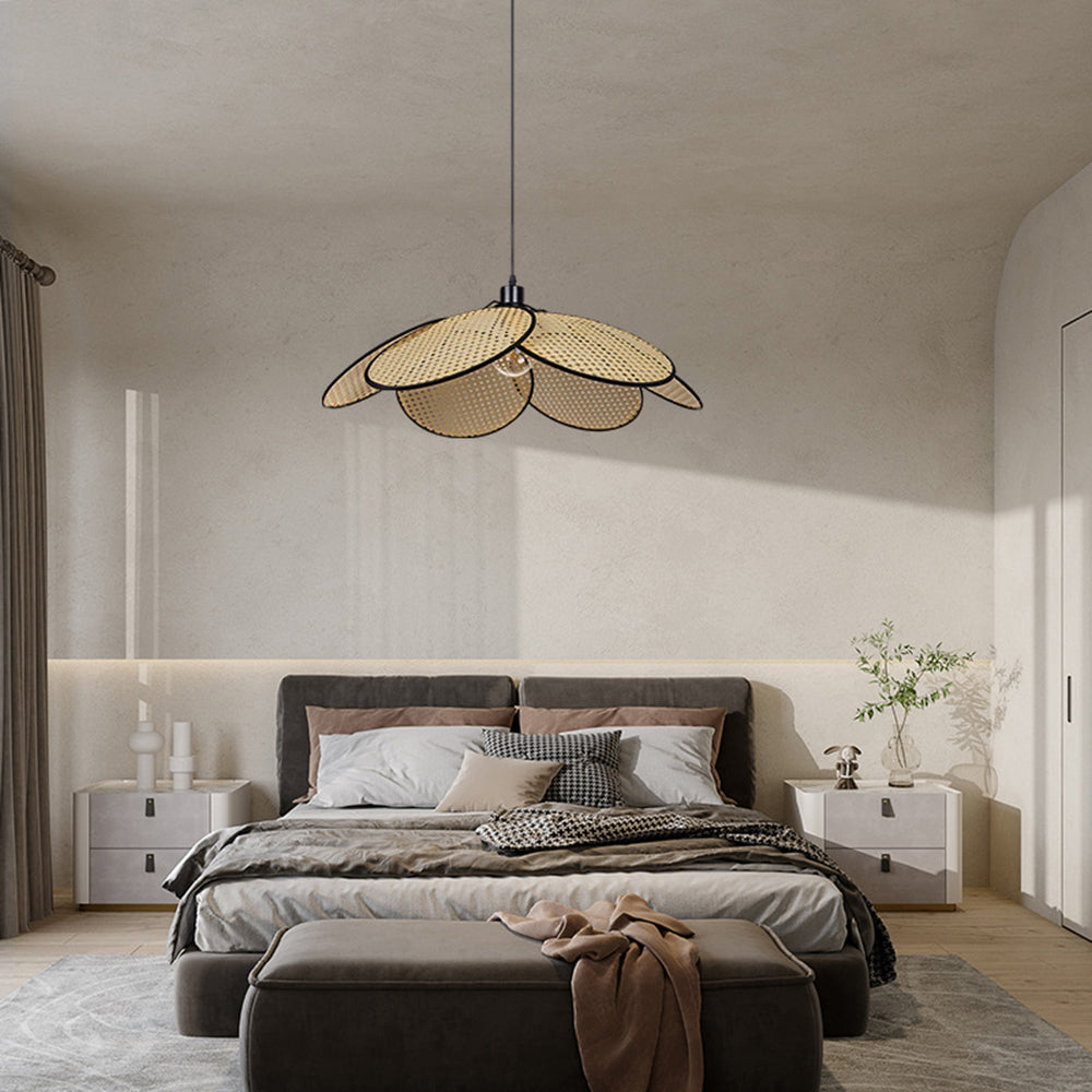 Ritta Pendant Light 2 Colour, Rattan & Willow weave, Dia 40/50/60cm