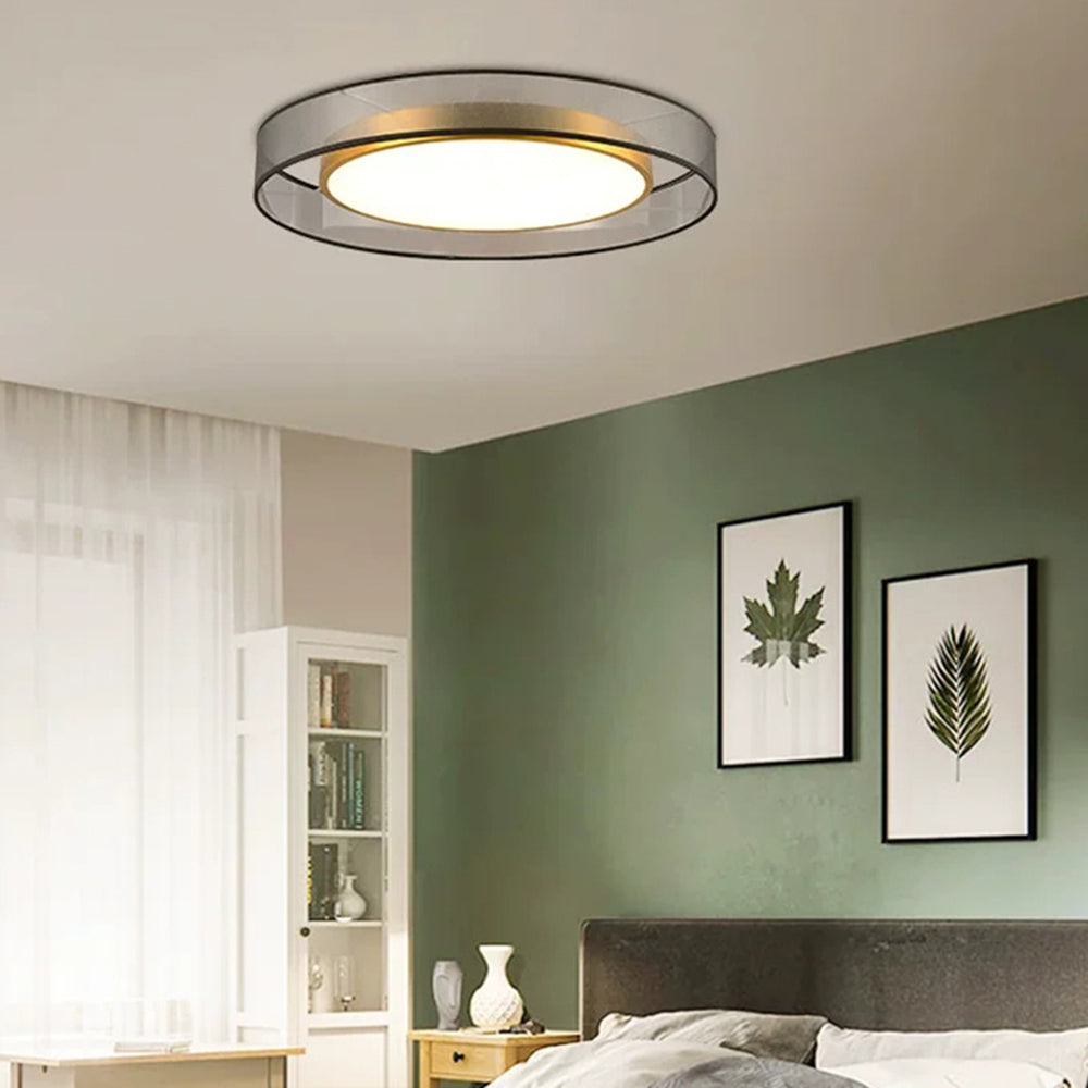 Quinn Flush Mount Ceiling Light Colour Temperature Switchable, Pure Copper, Dia 40/50/60cm