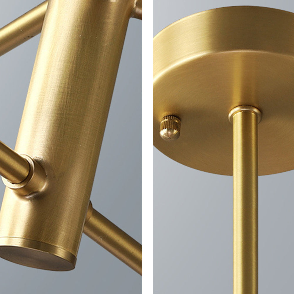 Valentina Pendant Light 2 Colour, Pure Copper, 6/8 Head
