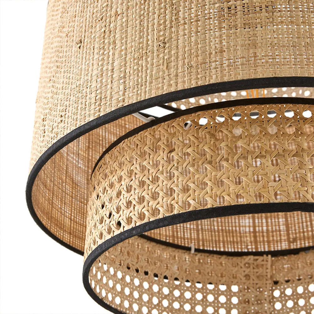 Ritta Pendant Light Tri-Layer, Rattan, Dia 30/40/60cm