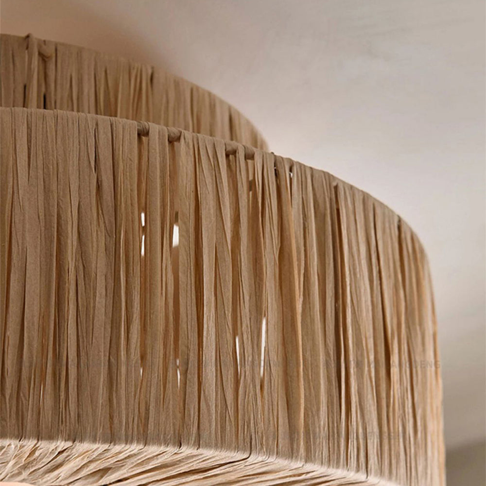 Muto Rattan Pendant Light, 3 Style