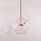 Hailie Glass Bubble Pendant Light, Frosted Glass, 1/4/6 Head