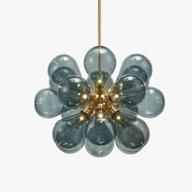 Nordic Bubbles Led Glass Pendant Light For Living Room, Bedroom