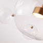 Hailie Glass Bubble Pendant Light, Frosted Glass, 1/4/6 Head